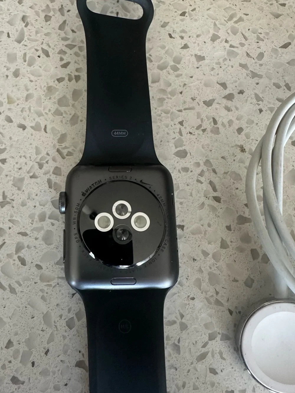 Apple 42mm Black Smartwatch with Magnetic Charger